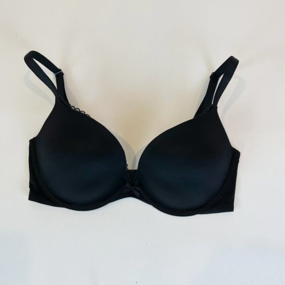 NWOT Victoria's Secret Bra 32DD Body by Victoria Push-Up Black Padded B1847